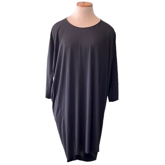 COS Jersey Tunic Short Dress, Black, Small - Picture 3 of 14